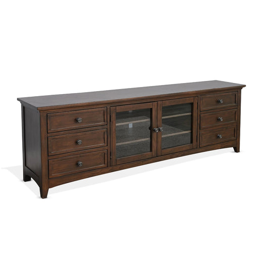 Sunny Designs 82" Media Console Coffee Bean - Bed & Sofa Hub