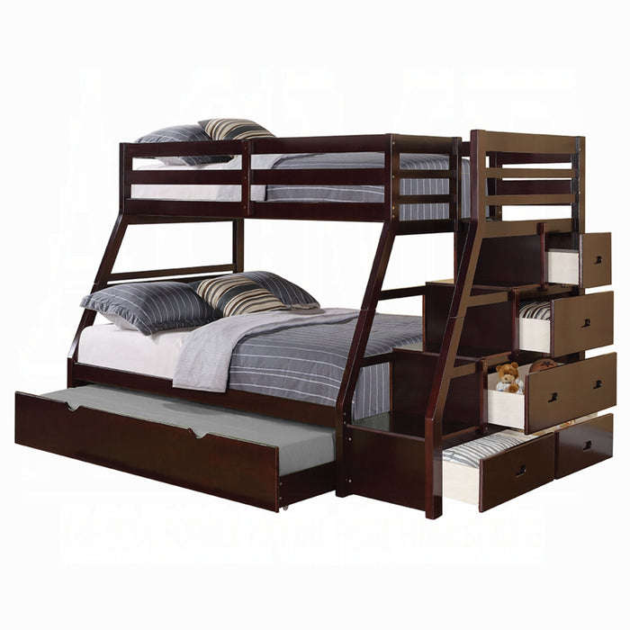 ACME Jason Twin/Full Bunk Bed W/Trundle & Storage - Bed & Sofa Hub