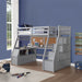 ACME Jason II Twin Loft Bed W/Storage - Bed & Sofa Hub