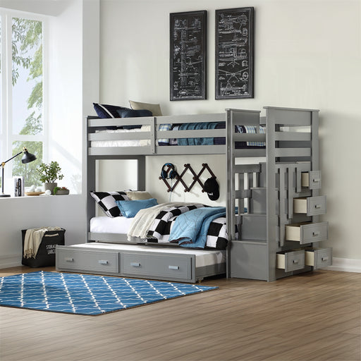 ACME Allentown Twin/Twin Bunk Bed W/Trundle & Storage - Bed & Sofa Hub