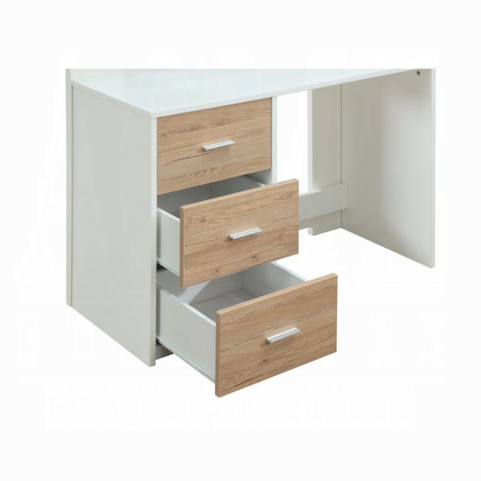 ACME Nerice Twin Loft Bed W/Desk & Wardrobe - Bed & Sofa Hub