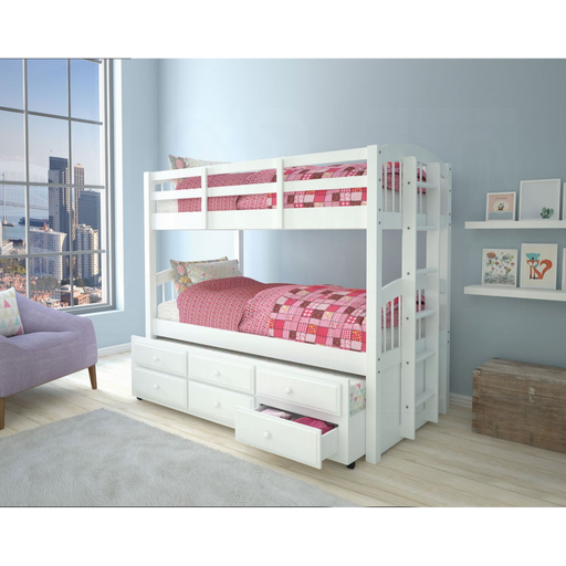 ACME Micah Twin/Twin Bunk Bed W/Trundle & Storage - Bed & Sofa Hub