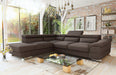 Maxima House Sectional FULL Size Sleeper Sofa BEAU Storage MIR003 - Bed & Sofa Hub