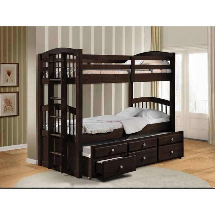 ACME Micah Twin/Twin Bunk Bed W/Trundle & Storage - Bed & Sofa Hub