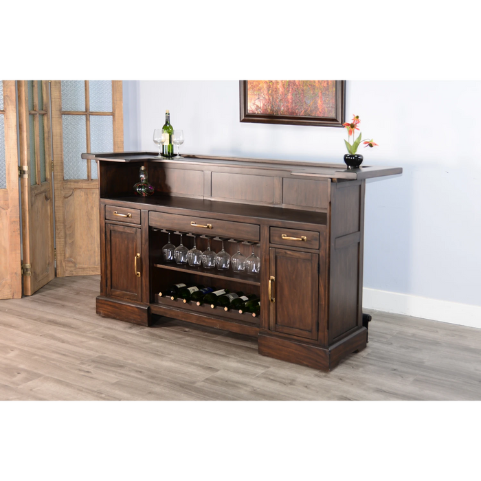 Sunny Designs Coffee Bean Wood Home Bar Coffee Bean - Bed & Sofa Hub