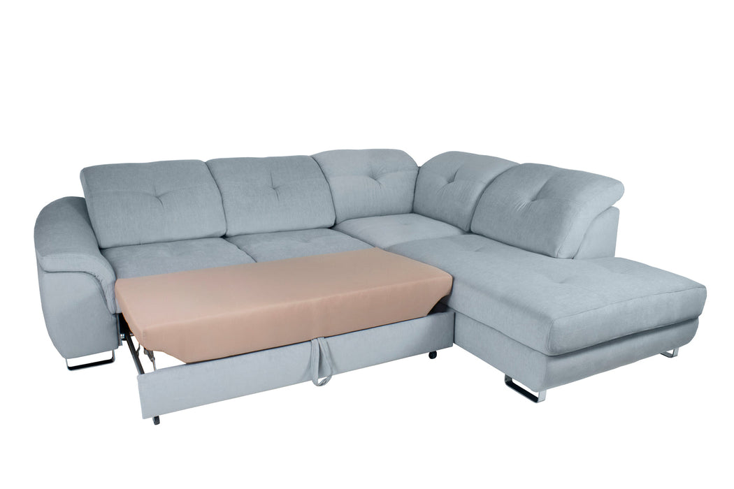 Maxima House Sleeper Sectional Sofa NOBILIA with Storage, Right BEN003 - Bed & Sofa Hub