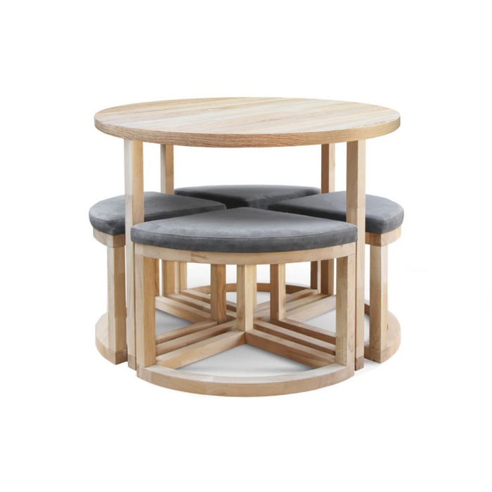 Maxima House Mirage-R Wood Dining Set - Bed & Sofa Hub