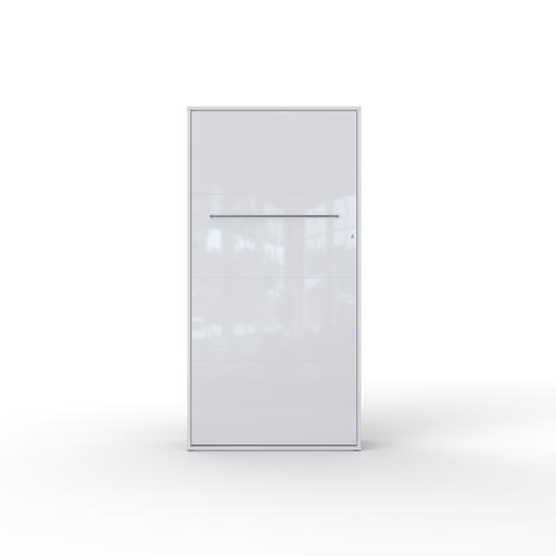 Maxima House Vertical European TWIN size Murphy bed INVENTO with mattress, LED included - Bed & Sofa Hub