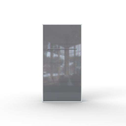 Maxima House Vertical European TWIN size Murphy bed INVENTO with mattress, LED included - Bed & Sofa Hub