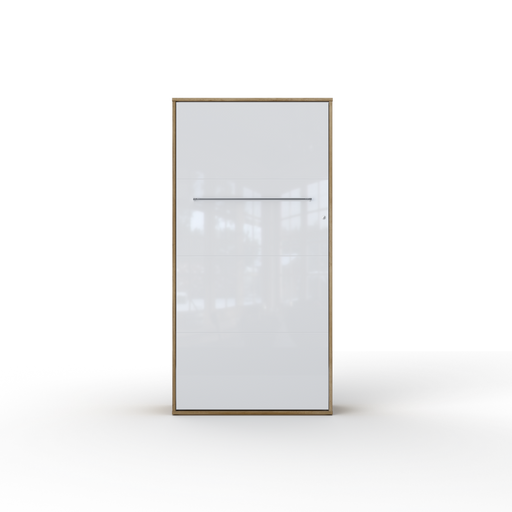 Maxima House Vertical European TWIN size Murphy bed INVENTO with mattress, LED included - Bed & Sofa Hub