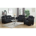 Coaster Finley 3-piece Upholstered Padded Arm Tufted Sofa Living Room Set Black - Bed & Sofa Hub