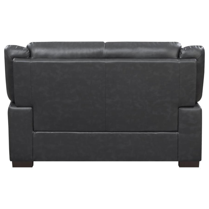 Coaster Arabella 3-piece Upholstered Padded Arm Sofa Living Room Set Grey - Bed & Sofa Hub