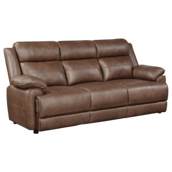 Coaster Ellington 3-piece Upholstered Padded Arm Sofa Living Room Set Dark Brown - Bed & Sofa Hub