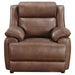 Coaster Ellington 3-piece Upholstered Padded Arm Sofa Living Room Set Dark Brown - Bed & Sofa Hub