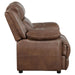 Coaster Ellington 3-piece Upholstered Padded Arm Sofa Living Room Set Dark Brown - Bed & Sofa Hub