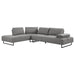 Coaster Arden Upholstered Sectional Sofa with Adjustable Back Taupe - Bed & Sofa Hub