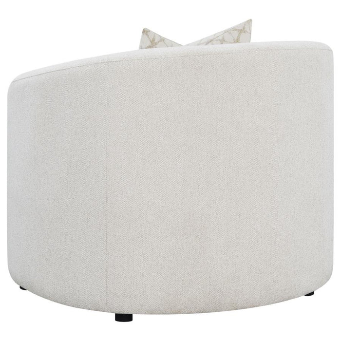 Coaster Rainn 3-piece Boucle Upholstered Sloped Arm Sofa Living Room Set Latte - Bed & Sofa Hub