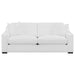 Coaster Ashlyn 3-piece Upholstered Sloped Arm Sofa Living Room Set White - Bed & Sofa Hub