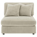 Coaster Blaine Upholstered Reversible Chaise Sectional Sofa Sand - Bed & Sofa Hub