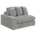 Coaster Blaine Upholstered Reversible Chaise Sectional Sofa Fog - Bed & Sofa Hub