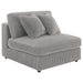 Coaster Blaine Upholstered Reversible Chaise Sectional Sofa Fog - Bed & Sofa Hub