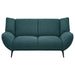 Coaster Acton 3-piece Upholstered Flared Arm Sofa Living Room Set Teal Blue - Bed & Sofa Hub