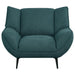 Coaster Acton 3-piece Upholstered Flared Arm Sofa Living Room Set Teal Blue - Bed & Sofa Hub