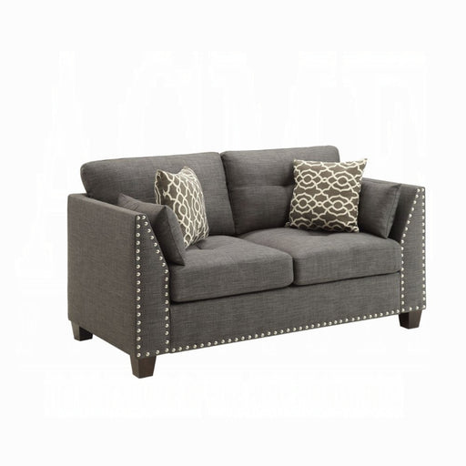 ACME Laurissa Loveseat W/4 Pillows - Bed & Sofa Hub