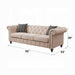ACME Aurelia Sofa W/2 Pillows - Bed & Sofa Hub