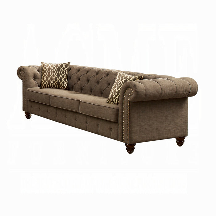 ACME Aurelia Sofa W/2 Pillows - Bed & Sofa Hub