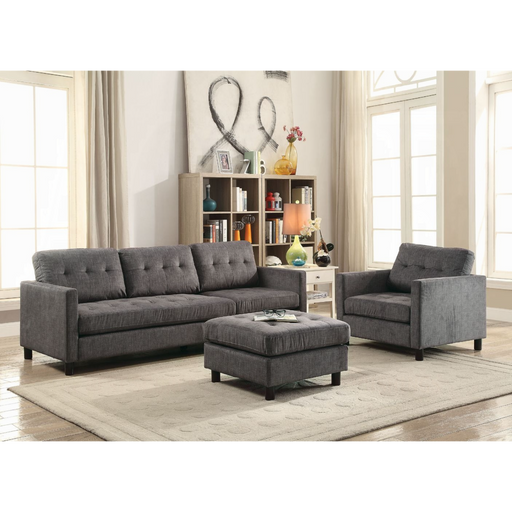 ACME Ceasar Reversible Sofa & Ottoman - Bed & Sofa Hub