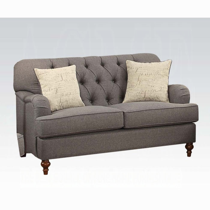 ACME Alianza Loveseat W/2 Pillows - Bed & Sofa Hub