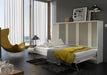 Maxima House European Horizontal Full XL Size Murphy Bed Brescia with mattress CP-04 - Bed & Sofa Hub
