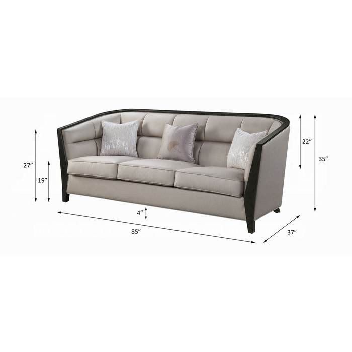 ACME Zemocryss Sofa W/3 Pillows - Bed & Sofa Hub