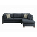 ACME Laurissa Sectional Sofa & Ottoman W/2 Pillows - Bed & Sofa Hub