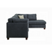 ACME Laurissa Sectional Sofa & Ottoman W/2 Pillows - Bed & Sofa Hub
