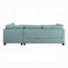 ACME Laurissa Sectional Sofa & Ottoman W/2 Pillows - Bed & Sofa Hub