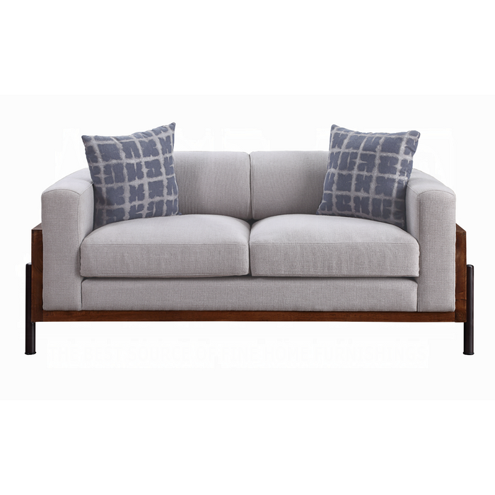 ACME Pelton Loveseat W/2 Pillows - Bed & Sofa Hub