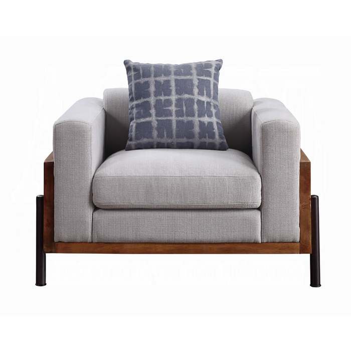 ACME Pelton Chair W/Pillow - Bed & Sofa Hub