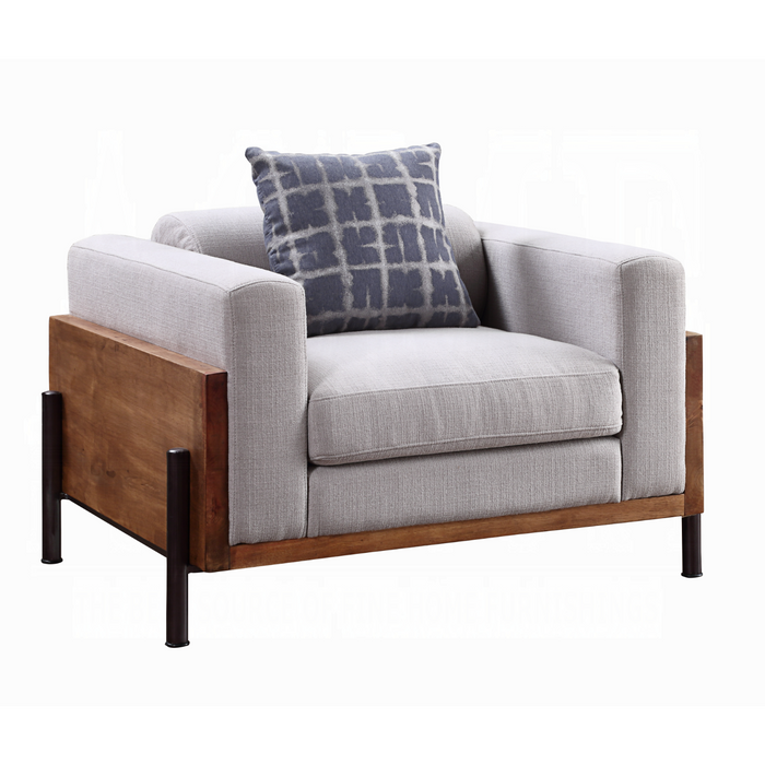 ACME Pelton Chair W/Pillow - Bed & Sofa Hub