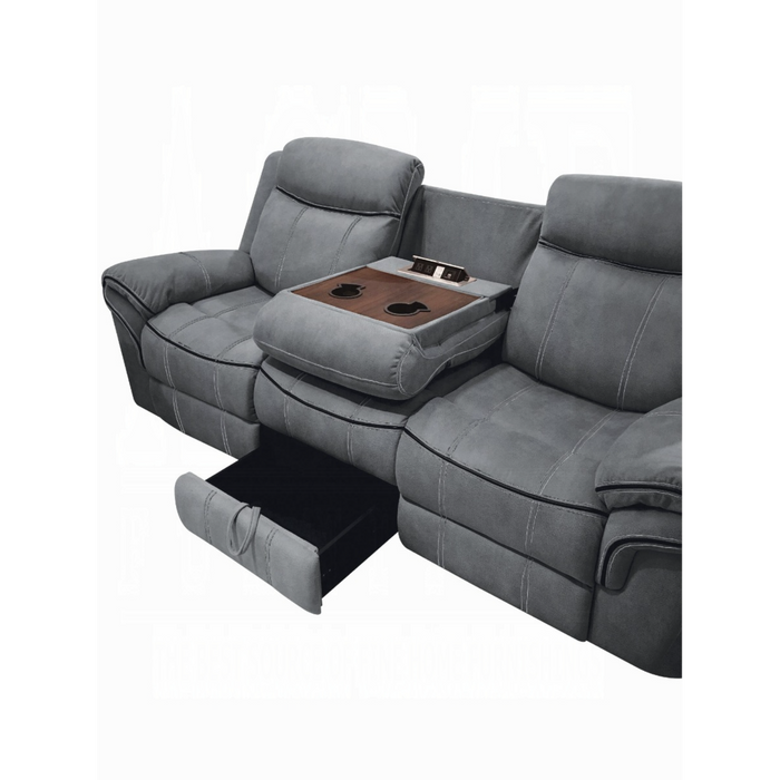 ACME Zubaida Motion Sofa & Console W/USB - Bed & Sofa Hub