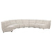 Coaster Charlotte 8-piece Upholstered Modular Sectional Sofa Ivory - Bed & Sofa Hub
