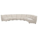 Coaster Charlotte 8-piece Upholstered Modular Sectional Sofa Ivory - Bed & Sofa Hub