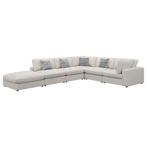 Coaster Serene 6-piece Upholstered Modular Sectional Sofa Beige - Bed & Sofa Hub