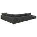 Coaster Serene 6-piece Upholstered Modular Sectional Sofa Charcoal - Bed & Sofa Hub