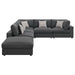 Coaster Serene 6-piece Upholstered Modular Sectional Sofa Charcoal - Bed & Sofa Hub