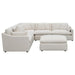 Coaster Hobson 6-piece Upholstered Modular Sectional Sofa Ivory - Bed & Sofa Hub