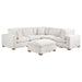 Coaster Lakeview 5-piece Upholstered Modular Sectional Sofa Ivory - Bed & Sofa Hub