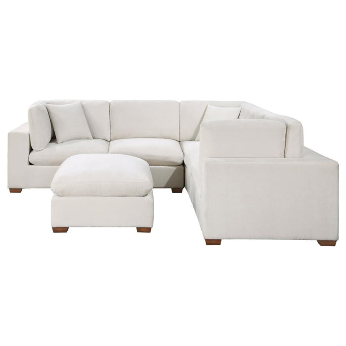 Coaster Lakeview 5-piece Upholstered Modular Sectional Sofa Ivory - Bed & Sofa Hub