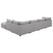 Coaster Cambria 6-piece Upholstered Modular Sectional Sofa Grey - Bed & Sofa Hub